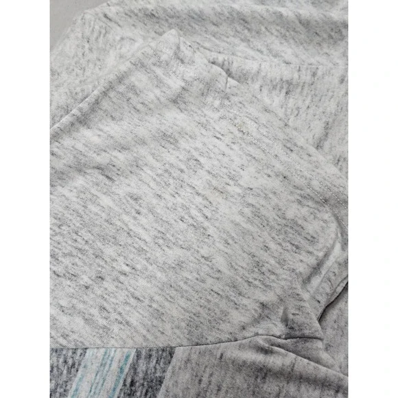 Hurley Men's Gray Short Sleeve Polo Size Large Striped Golf Shirt - Picture 11 of 11